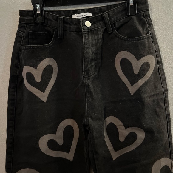 Women's Heart Jeans - Picture 2 of 6